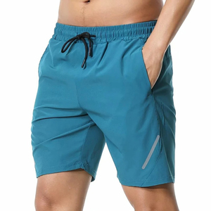 New Trending fitness Shorts Gym Athletic Workout Shorts para hombres Pantalones cortos deportivos de 3 pulgadas con bolsillo con cremallera - Product Image 2