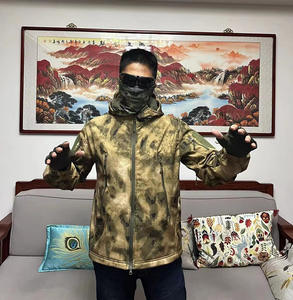 Veste personnalisée pour homme en softshell léger Gore-Tex, imprimé camouflage, imperméable, coupe-vent, respirante, anti-déchirure, pour la pêche en hiver - Product Image 6