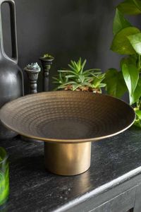 Bol de service en métal fait à la main avec finition dorée, polissage lisse et radieux, écologique et durable, design moderne et luxueux - Product Image 2