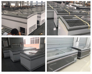 Vitrina Refrigerada para Delicatessen de Supermercado, Aprobada por ETL, de Gran Capacidad, para Exhibición de Carne y Bocadillos, con Vidrio Curvo - Product Image 6