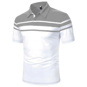 Polo Casual Wear Men Polos Venta caliente Nuevo diseño Logotipo personalizado Color sólido Transpirable Polos para hombres Transpirable - Product Image 4