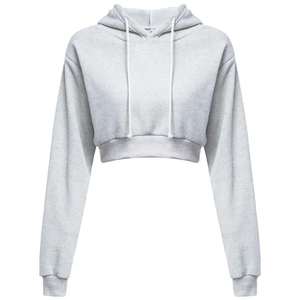 Estilo único Nueva llegada Calidad Premium Mujeres Crop Top Hoodie Precios razonables Ligero Mujeres Crop Hoodie 2026 - Product Image 4