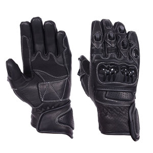 Gants d'équitation de motocross en cuir avec écran tactile d'été et d'hiver pour hommes Gants de course anti-chute Gants de cyclisme de moto - Product Image 5