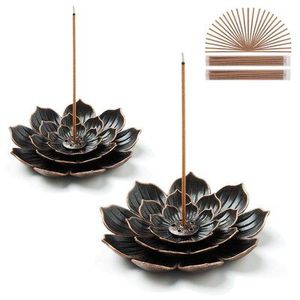 Tema elegante Acabado de latón Soporte de palo de incienso clásico Quemador de incienso dorado Quemador de metal con forma curva de metal - Product Image 6
