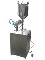Machine pneumatique verticale semi-automatique |   Haute efficacité |   Faible niveau sonore |   pour les bouteilles |   Shampoo au miel, huile, lotion, pommade