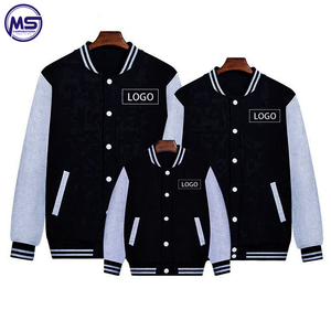 Chaqueta universitaria de alta calidad para hombre, venta al por mayor personalizada, Color sólido con cuello levantado, mangas completas para Precio de temporada de invierno - Product Image 5