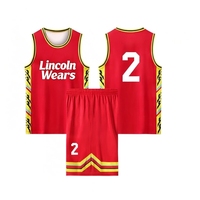 Uniforme de Baloncesto Personalizado con Logotipo, Colores Personalizados, Transpirable, Anti-UV, Antibacteriano, 100% Poliéster, Cuello en V, Pantalón Corto
