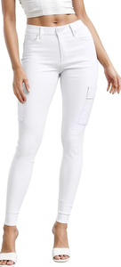 Pantalons de travail skinny pour femmes, hyper extensibles, vente en gros directe d'usine, logo personnalisé, confortables, décontractés, nouvelle arrivée 2026 - Product Image 4