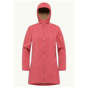 แจ็กเก็ตซิปเปลือกหอยนิ่มสำหรับผู้หญิงเสื้อผ้าทรงยาวขนาดใหญ่พิเศษได้รับความนิยม - Product Image 3