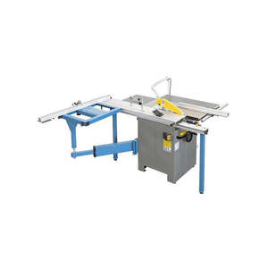 Scie à panneaux horizontale et verticale d'occasion avec moteur, broche et lame pour la découpe de planches de bois destinée aux industries du bois. - Product Image 1