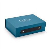 Caja de Cartón Impresa Personalizada Ecológica con Acabado Suave al Tacto para Recuerdos de Fiesta de Bodas, Cosméticos, Joyería y Ropa