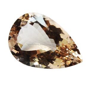 Natural <b>Peach</b> Morganite Pear Shape 6x4mm 7x5mm 8x5mm Mixed Size Pendant Jewelry Making Faceted Loose Gemstone Pear Cut Morganite - Product Image 3