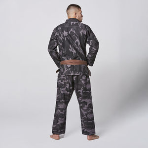 เครื่องแบบคาราเต้เครื่องแบบคาราเต้งานออกแบบสำหรับงานหนักศิลปะการต่อสู้ได้รับการรับรองจากโรงงาน - Product Image 2