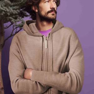 เสื้อฮู้ดผ้าเฟรนช์เทอร์รี่น้ำหนักเบาสำหรับผู้ชายรุ่นใหม่ - Product Image 5