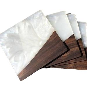 Posavasos de madera de diseño de lujo, alfombrillas y almohadillas de alta calidad hechas a precio asequible, accesorios de cocina para el hogar - Product Image 6