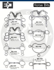 Mejillas fijas 3 ranuras Bit con Offset German Silver Mouth Pc Horse Driving Bits 2025 - Product Image 2