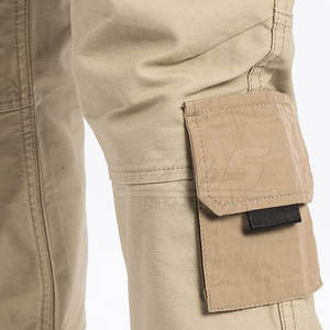 กางเกงคาร์โก้ผ้าฝ้ายไซส์ใหญ่พิเศษสำหรับผู้ชายชุดออกกำลังกายกลางแจ้งเอวยางยืดแบบลำลองสำหรับผู้ชาย100% - Product Image 6