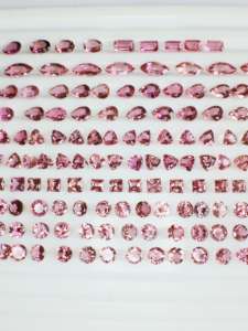 พลอยทัวร์มาลีนสีชมพูสดใสพลอยหลวมคุณภาพ AAA ประณีตตัดผสมความคมชัดสูงชิ้นส่วนที่ไม่ซ้ำใครพร้อมใบรับรอง IGI - Product Image 4