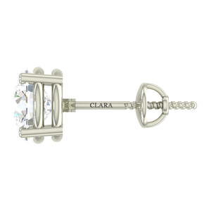 Boucles d'oreilles en argent sterling 925 de qualité supérieure pour femmes et filles, or 14 carats et diamant avec saphir taille princesse, forme goutte d'eau - Product Image 4