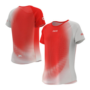 T-shirt de course sur sentier en maille respirante pour femme DAWN Rouge - Product Image 5