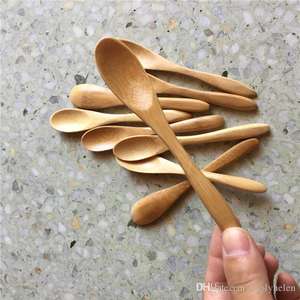 Utensils Wooden Rice <b>Spoon</b> Dining Rice <b>Spoon</b> Natural Wooden Long Handle Rice Soup <b>Spoon</b> with Handmade Shinny Polished - Product Image 6