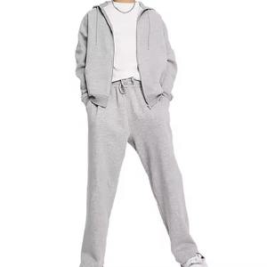 High Quality Custom Tracksuit French Terry Sweatsuits Streetwear Sweatpants and <b>Hoodie</b> Set <b>Zip</b> <b>up</b> <b>Hoodie</b> and Jogger Set - Product Image 1