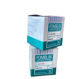 Solvay Fomblin YL VAC 25/6 Italia Fluidos de Perfluorpoliéter (PFPE) Lubricación de Alto Vacío (1Kg/Caja) Original No Inflamable - Product Image 5
