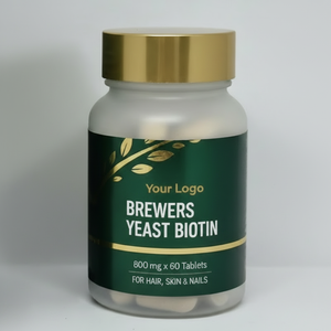 Yuyu Healthcare Corée ODM 300mcg Levure de bière haute puissance Biotine Amélioration du métabolisme et croissance capillaire pour adultes 800mg - Product Image 3