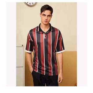 Polo de luxe imprimé pour hommes T-shirt en coton avec logo brodé grande taille pour hommes Design entretenu OEM - Product Image 6