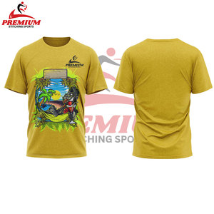 T-shirts pour hommes en pur coton de haute qualité sur mesure Styles à col rond surdimensionnés Échantillons basés sur la sérigraphie à motif solide - Product Image 4