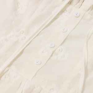 Robe longue corset brodée florale blanche, tenue de soirée élégante, robe de soirée, vêtements de cérémonie pour femmes - Product Image 2