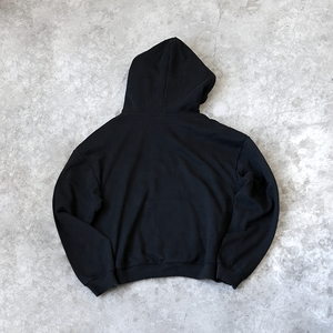เสื้อฮู้ดดี้ทรงโอเวอร์ไซส์ ผ้าฝ้ายเฟรนช์เทอร์รี่ 100% ผลิตจากโรงงาน ปักลายตามสั่ง สำหรับฤดูหนาว แบบ unisex ไหล่ตก ทรงสูงด้านหน้า - Product Image 2