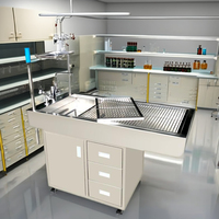 Table d'opération vétérinaire électrique en acier inoxydable avec levage par pédale pour clinique vétérinaire 1200x600mm réglable