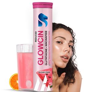 Comprimés effervescents luminescents Glowcin pour adultes, saveur pastèque, niacinamide, sans sucre ajouté, complément alimentaire pour l'éclat de la peau - Product Image 5