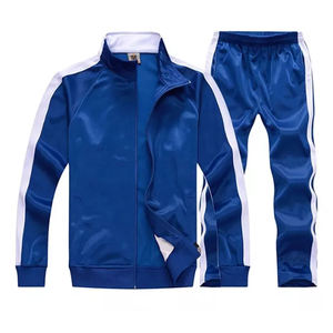 2023 Unisex personalizado azul poliéster chándal cremallera ropa deportiva para gimnasio correr entrenamiento Casual Logo invierno EE. UU. Europeo de talla grande - Product Image 4