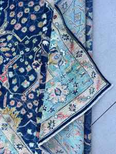 Alfombra anudada a mano de diseño moderno hecha a mano patrón Turco y Persa hermoso color vibrante personalizar tamaño disponible - Product Image 2