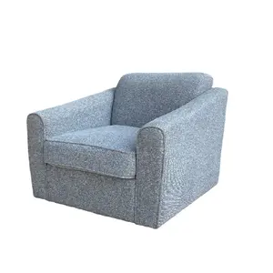 Top 1 proveedor de sofás de sala de estar en Vietnam: Silla giratoria Maximal Glacier de 29,00x32,00x30,00 pulgadas lista para exportar