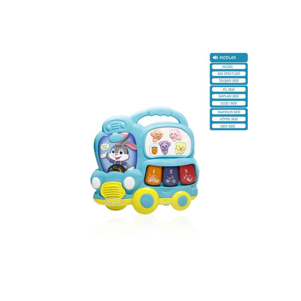 Lighted and Musical Bus Baby Piano