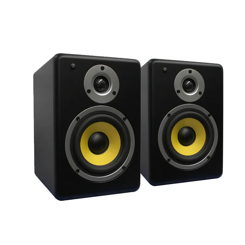 2024 vente chaude E404 enregistrement studio moniteur moniteur haut-parleur armoires en bois alimenté Studio moniteur haut-parleurs haut-parleurs audio
