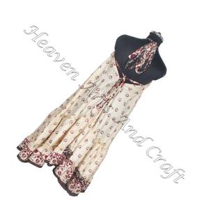 SD013 สารี/ส่าหรี/ชารีอินเดียและปากีสถานเสื้อผ้าจากอินเดียฮิปปี้BohoอินเดียHandmadeสตรีVINTAGE Sariผ้าไหม - Product Image 4