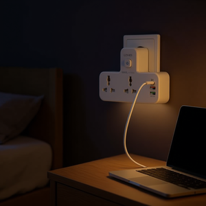 For LDNIO SC2311 20W PD+QC 3.0 Fast Charging EU Plug <b>Socket</b> with Night <b>Light</b> Multifunctional Multifunction Chargers - Product Image 3