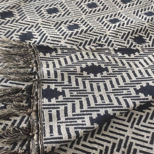 Mantas Jacquard suaves y acogedoras de lujo de alta calidad Mantas tejidas de algodón de poliéster de clase alta de lujo - Product Image 2