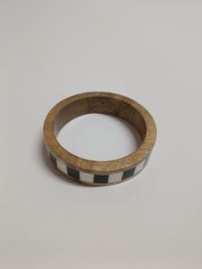 กำไลข้อมืออะคริลิคแบบพังค์กำไลข้อมือทำจากไม้สำหรับผู้หญิงเครื่องประดับสายรัดข้อมือ - Product Image 4