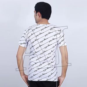 Camisetas personalizadas de marca para hombre, el más nuevo diseño de impresión de Camisa de algodón 100% - Product Image 4