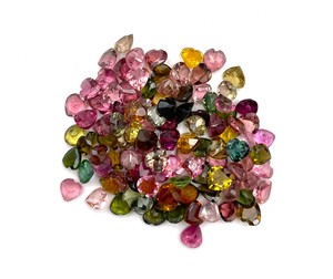 6mm Top Grade Tourmaline Craved Heart Cut Perles De Pierres Précieuses En Vrac Pour La Fabrication De Bijoux Pierre Multi Tourmaline Naturelle De L'Inde - Product Image 6