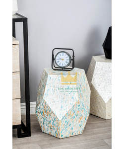 โต๊ะเน้นลายแม่มุกหลากสี16 "x 16" x 19 "สำหรับห้องนั่งเล่นบ้านขายส่ง - Product Image 5