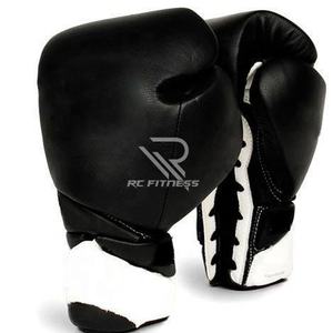 Guantes de Boxeo de Diseño Personalizado, % Cuero Genuino, Entrenamiento Profesional, Cierre de Gancho y Bucle Antideslizante, Ropa Deportiva RC - Product Image 4