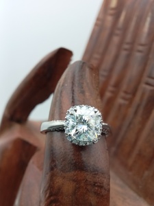 Women's Luxury 14K/18K Gold Hip Hop Ring with VVS Natural Diamond Classic Style for Wedding & Anniversary Parties - Product Image 5