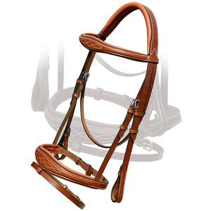 Brida de caballo Bridas de caballo de cuero disponibles en tamaños y colores personalizados Brida de cuero genuino para equitación ecuestre - Product Image 1