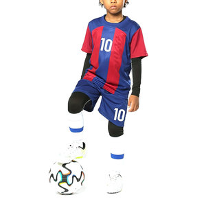 ชุดฟุตบอลสำหรับเด็กเครื่องแบบทีมฟุตบอลสีแห้งเร็วปรับแต่งสีได้ตามต้องการ - Product Image 1